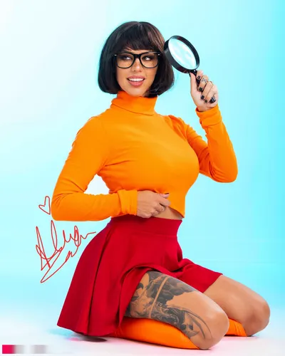 Alex Zedra - Velma nude cosplay leaked 6209