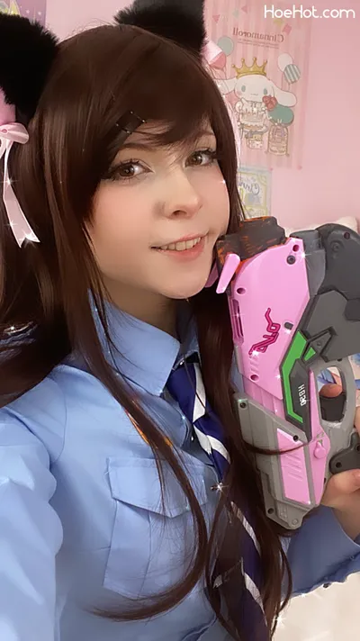 Melondoki - Officer D.Va nude cosplay leaked 279018