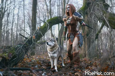 Jannet In cosplay - Aela the Huntress nude cosplay leaked 85205