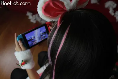 Himeecosplay - Kizuna Ai Christmas nude cosplay leaked 462783