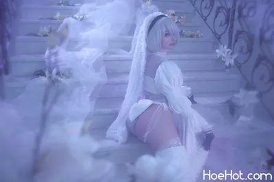 Alcololi - 2B Bride nude cosplay leaked 371836