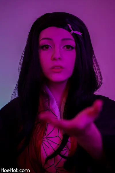 Olyashaa - Nezuko nude cosplay leaked 301761