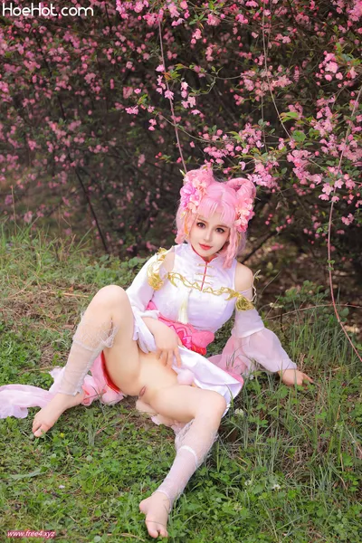 [桃暖酱]王者荣耀 嫦娥 Honor of Kings Chane E nude cosplay leaked 218786