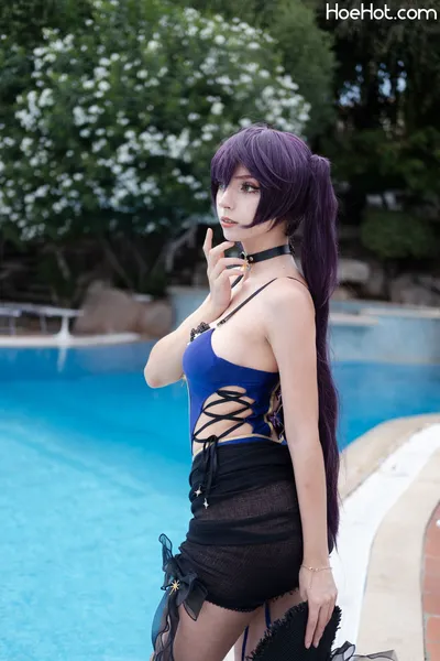 Himeecosplay - Mona swimsuit nude cosplay leaked 343532