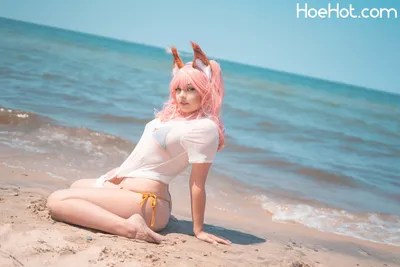 Okicospi - Tamamo nude cosplay leaked 282835