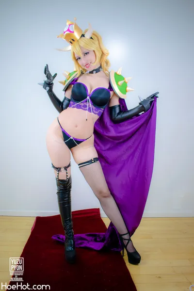 YuzuPyon - Bowsette Fanservice (2018.10 HD) nude cosplay leaked 31555