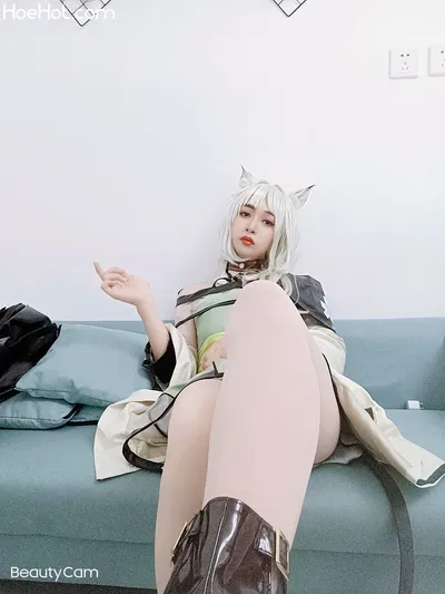 明日方舟 忆秋喵 凯尔西 nude cosplay leaked 406119