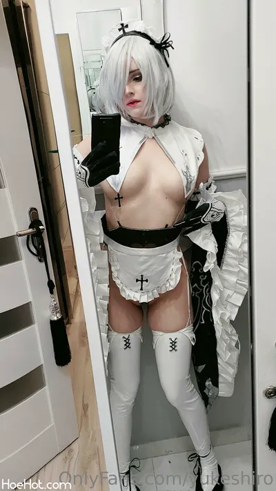 Yukeshiro - Maid 2B nude cosplay leaked 121617