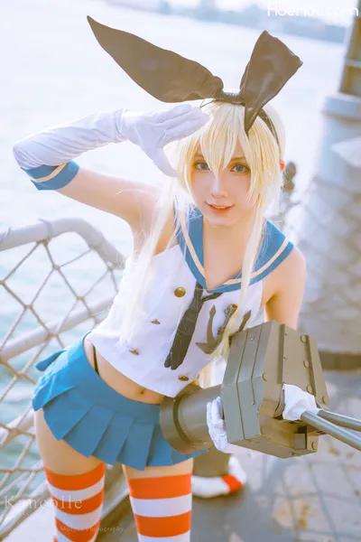 麵Mian - Shimakaze nude cosplay leaked 504419