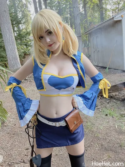 Sandykuroneko - Lucy Heartfilia nude cosplay leaked 601133