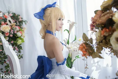 [索索-sophia] Saber Arturia Dress Ver. nude cosplay leaked 477802