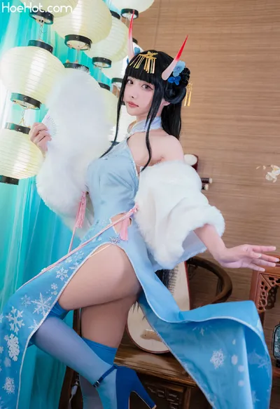 [紫氯氯] - 能代 貅 旗袍 nude cosplay leaked 124855