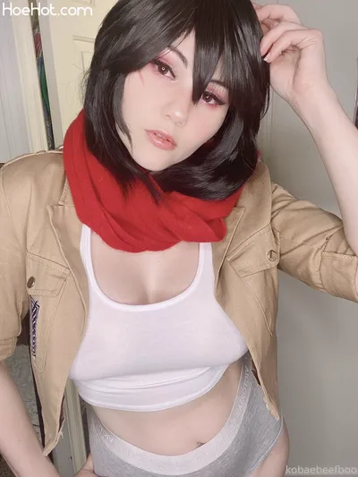 Kobaebeefboo - Mikasa nude cosplay leaked 456677