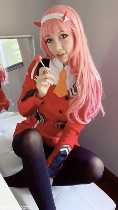 Indigo White - Zero Two Uniform nude cosplay leaked 174369