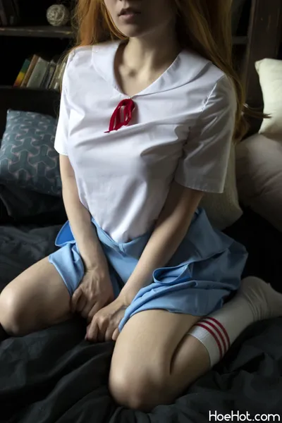 K0lenochka - Asuka school uniform nude cosplay leaked 109100