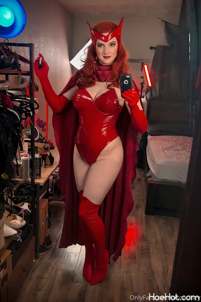 Ashley Barron - Scarlet Witch nude cosplay leaked 238077