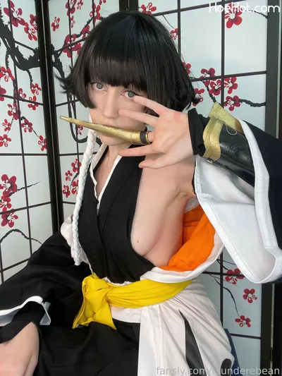 Tsunderebean - Soi Fon nude cosplay leaked 356439