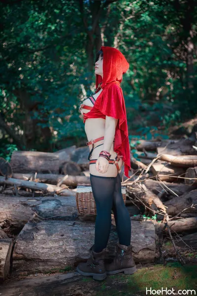 Mimmi (밈미) - DJAWA  Photo -  Naughty Red Hiring Hood nude cosplay leaked 468183