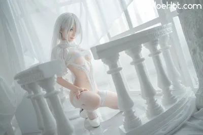 蠢沫沫 - 2B 白婚纱 nude cosplay leaked 566766