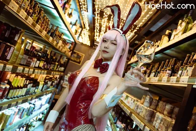 机智的哔啵 - Zero Two Bunnygirl [22P] nude cosplay leaked 440025