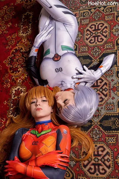 Olyashaa - Rei &amp; Asuka nude cosplay leaked 292269