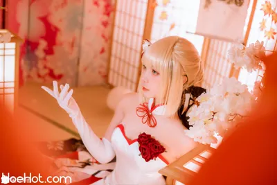 二佐Nisa Fate Saber nude cosplay leaked 506917