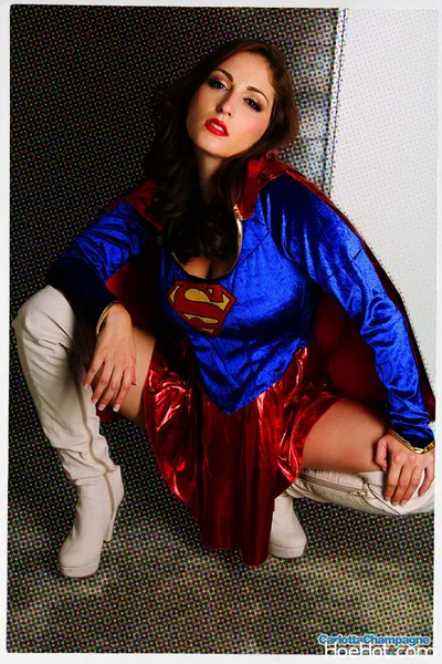 Carlotta Champagne Supergirl Cosplay nude cosplay leaked 373792