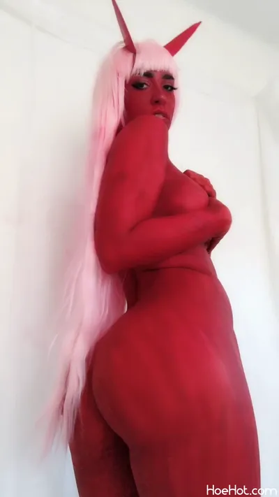 Indigo White - Zero Two nude cosplay leaked 184196