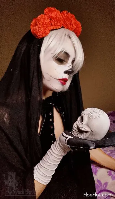 Darkwaifutrap - Day of the Dead 2B nude cosplay leaked 132669