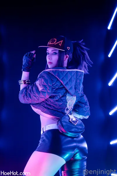 Enji Night - KDA Akali nude cosplay leaked 148091