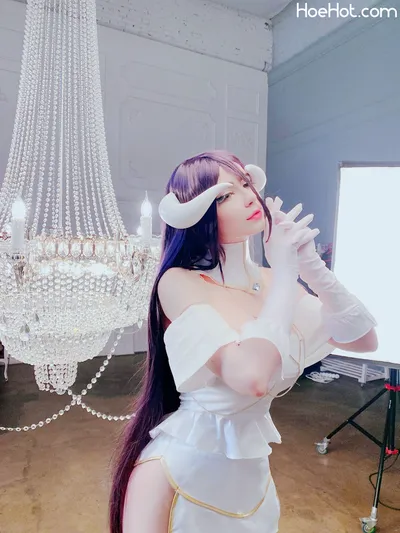 Oichi - Albedo Overlord nude cosplay leaked 526781