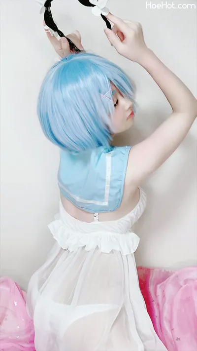 [°ʚ魔王てゃんɞ°] Rem Lingerie nude cosplay leaked 471710