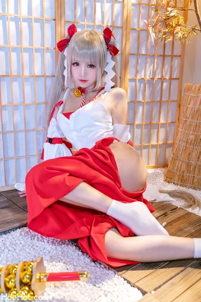 miko酱ww - 可畏巫女 nude cosplay leaked 429325