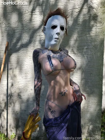 Razor Candi - Michael Myers nude cosplay leaked 144884