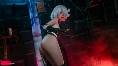 [可可老师] 尼尔忍者 Nier 2B Ninja nude cosplay leaked 11865