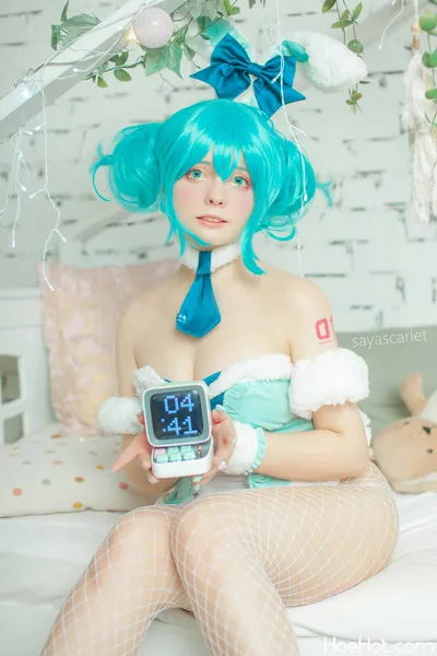 Saya Scarlet - Hatsune Miku BiCute Bunnies White nude cosplay leaked 572916