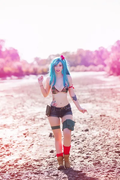 Amy Thunderbolt - Bulma Bikini nude cosplay leaked 529727