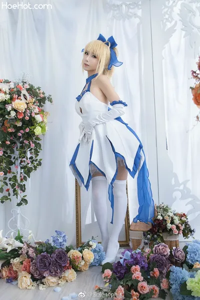 [索索-sophia] Saber Arturia Dress Ver. nude cosplay leaked 477808