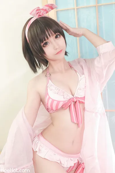 蠢沫沫 – 加藤惠泳装 nude cosplay leaked 373701