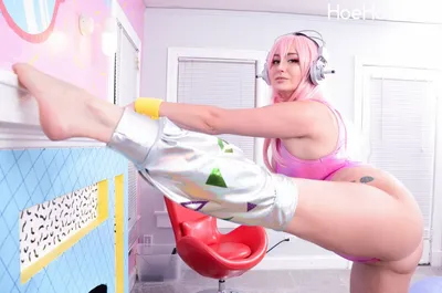 Yureta - Super Sonico Workout nude cosplay leaked 327029