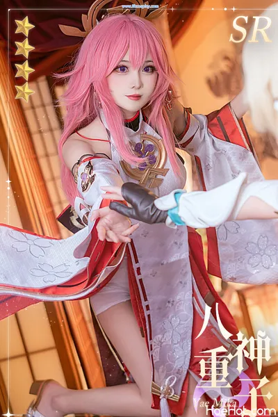 [阳炎型小菠萝] 八重神子 Genshin Impact Yae Miko nude cosplay leaked 230467