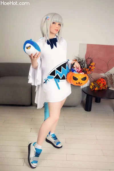 Caticornplay - Gawr Gura Halloween nude cosplay leaked 400428