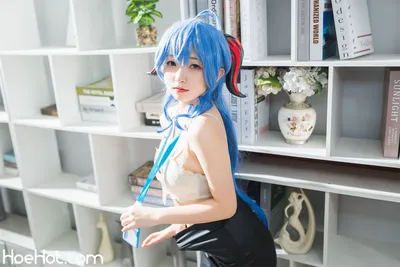 [花铃] Ganyu OL nude cosplay leaked 227439