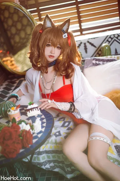 工藤新伍 -  Arknights Angelina Summer Swimsuit [24P] nude cosplay leaked 464354