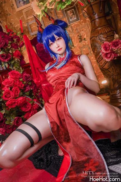 Arty huang - Arknights Chen qipao [18P] nude cosplay leaked 539967