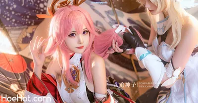 [阳炎型小菠萝] 八重神子 Genshin Impact Yae Miko nude cosplay leaked 230460