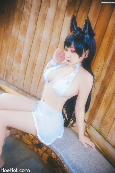 [恩田直幸] Atago White Bikini nude cosplay leaked 437509