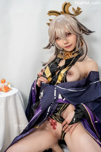 [草莓羽衣][黒ギャル八重神子]墨桜色の夜笙雅芸 nude cosplay leaked 44477