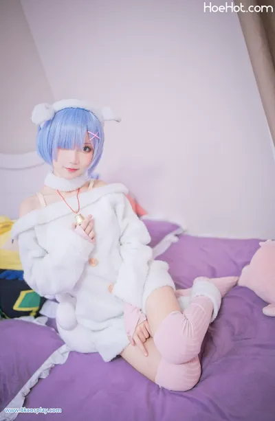 [花柒Hana] 蕾姆绵羊 Rem nude cosplay leaked 160613