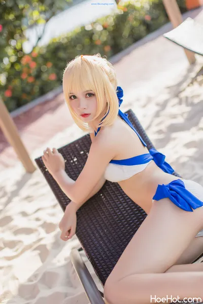 [秋山AkI] 水着弓SABER nude cosplay leaked 225212